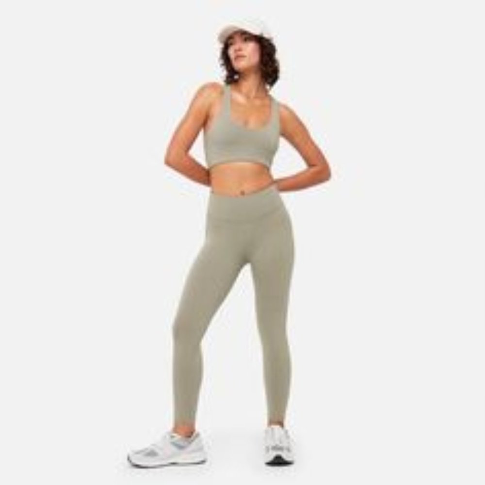 Mate the label sage green active wear set medium